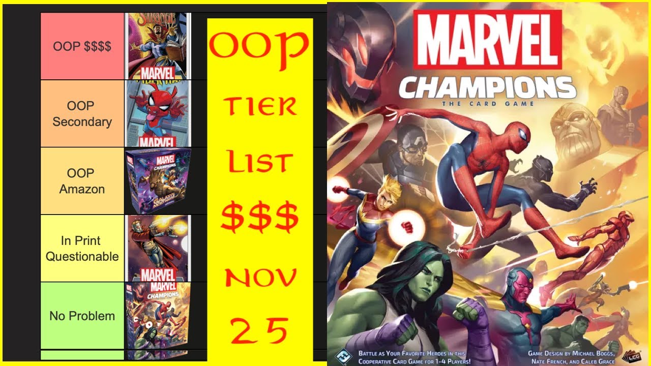 Marvel Champions OOP $$$  Buyers Guide
