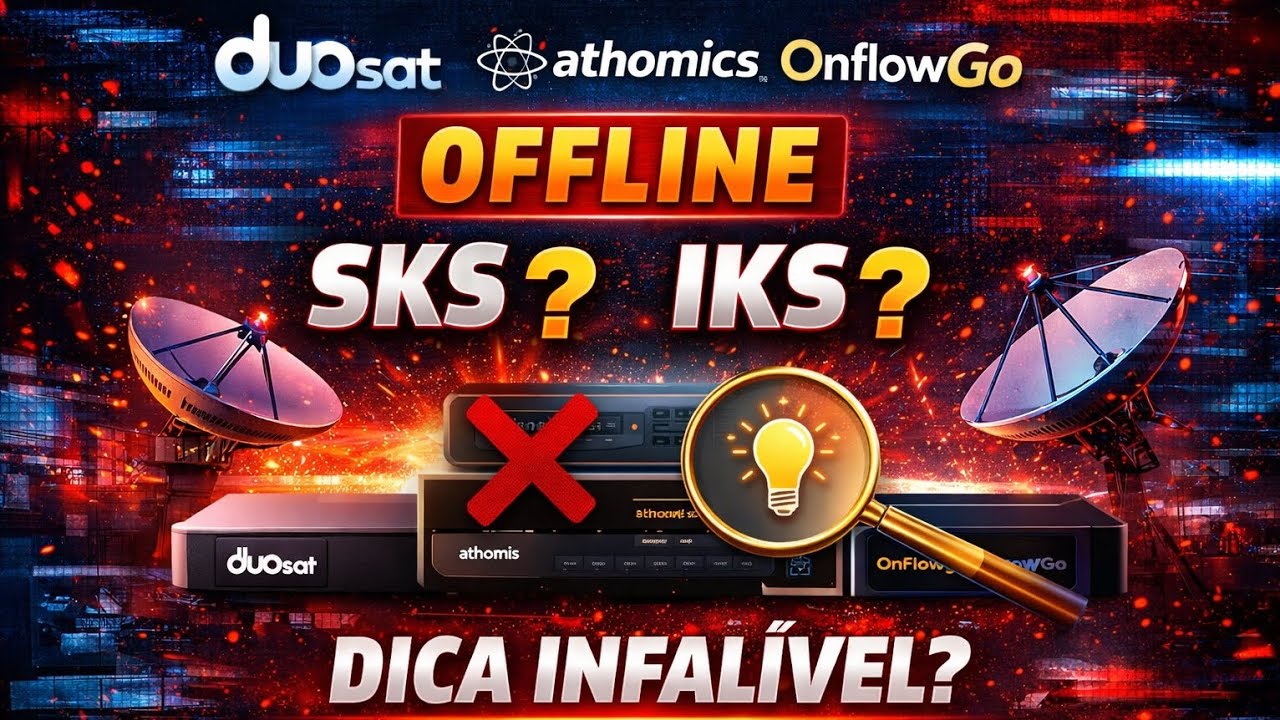 ⚠️ DUOSAT / ATHOMICS / ONFLOWGO OFF📢 SKS e IKS indisponíveis – Entenda o motivo e o que fazer