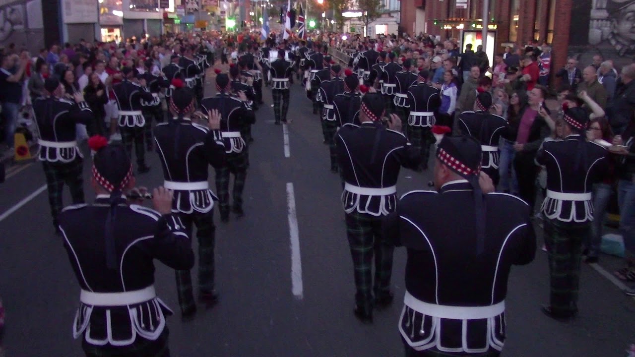 Govan Protestant Boys FB (Scotland) @ East Belfast Protestant Boys FB Parade 2018