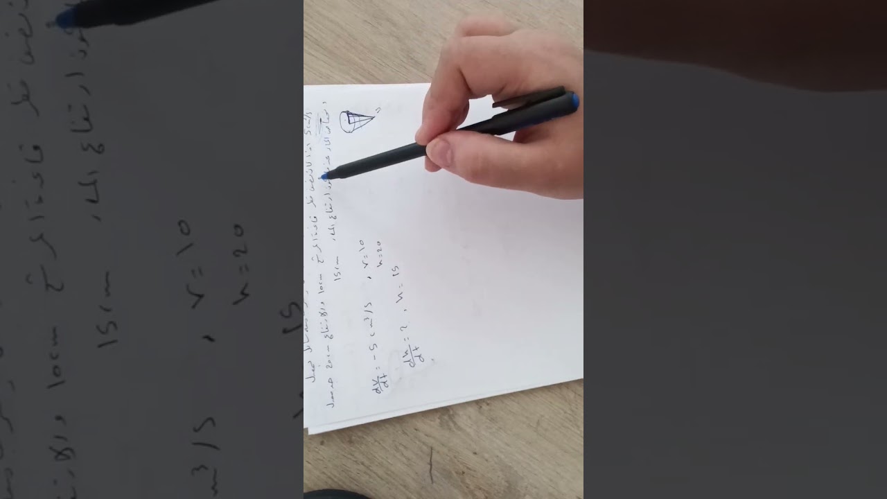 الفصل الثالث:وزاريات المخروط
