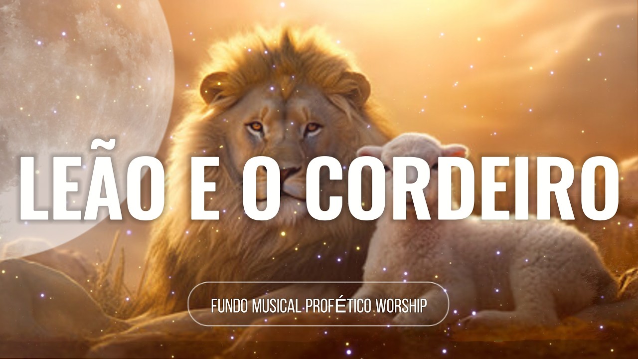 Leão e o Cordeiro | Fundo Musical Profético Worship | #oração #fe #prophetic #worship