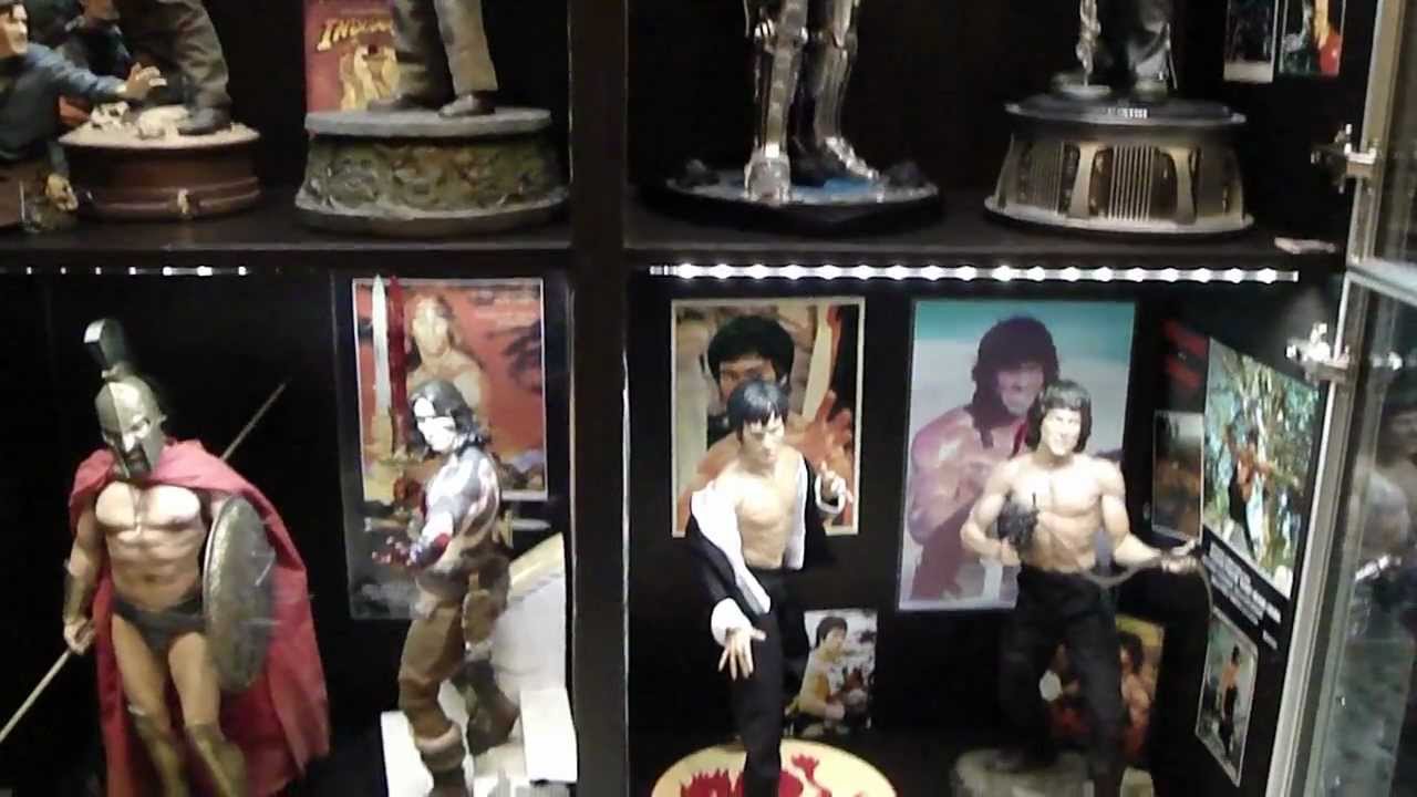 Sideshow collection room complete tour life size bust, replicas, statues...