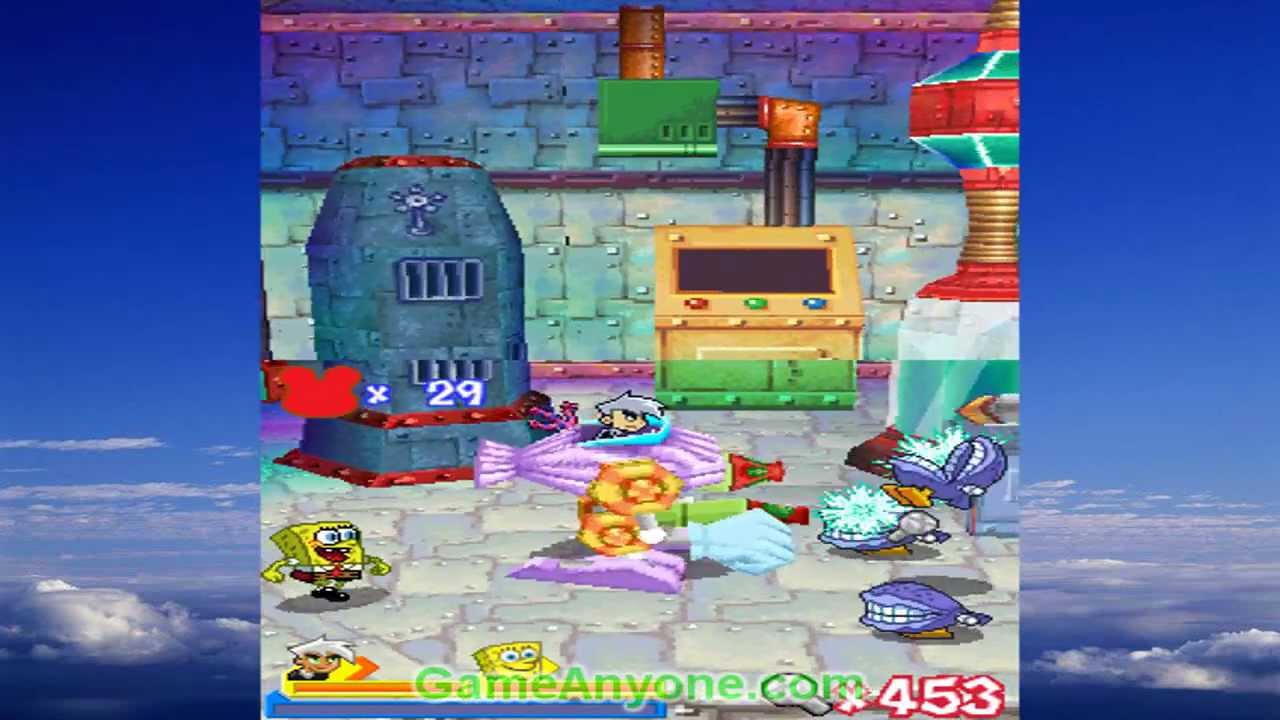 Nicktoons: Attack of the Toybots (NDS) - Part 1 (Bikini Bottom 1/2)