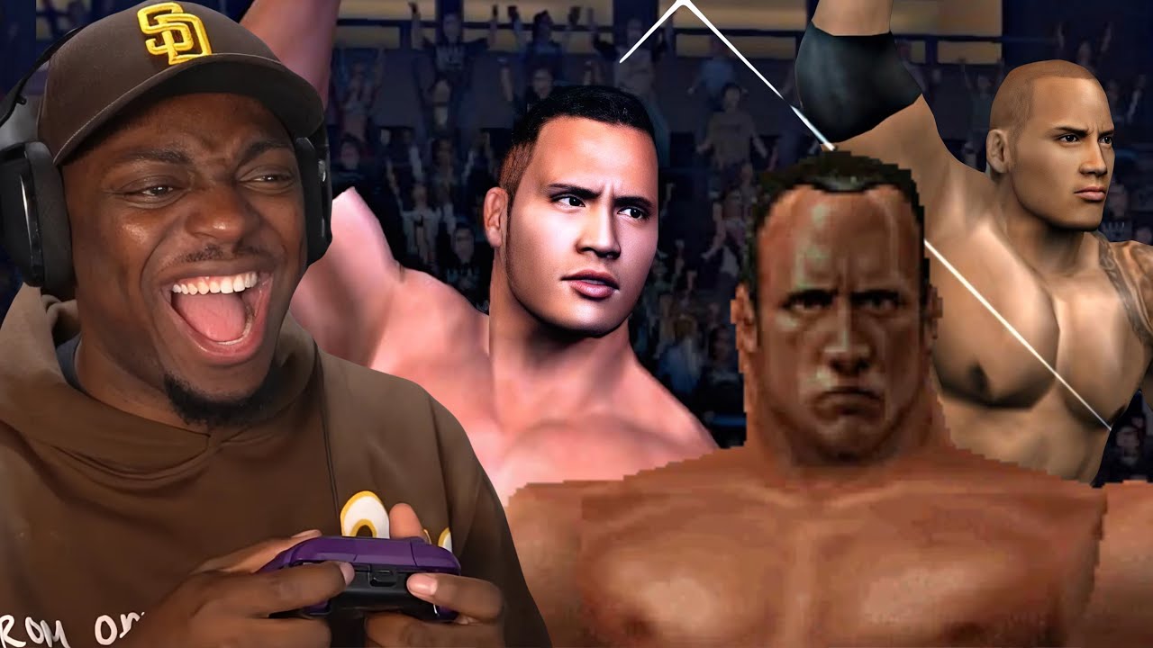 Attempting to Defeat The Rock in 4 CLASSIC WWE Games (The Final Boss)
