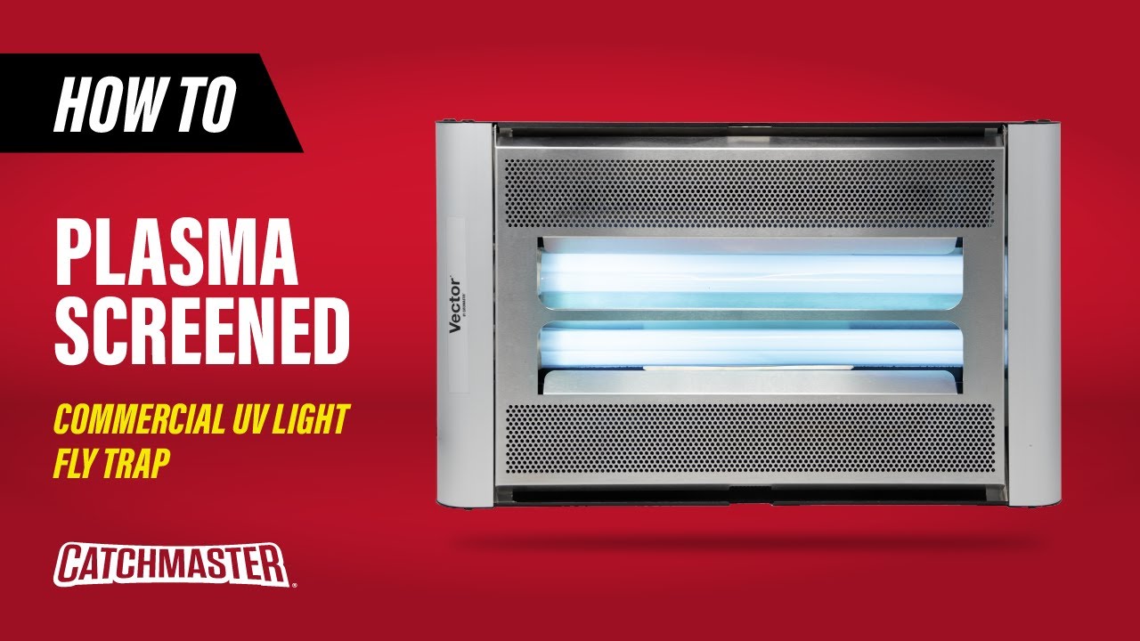 Vector by Catchmaster | Commercial UV Light Fly Trap | Plasma Screened