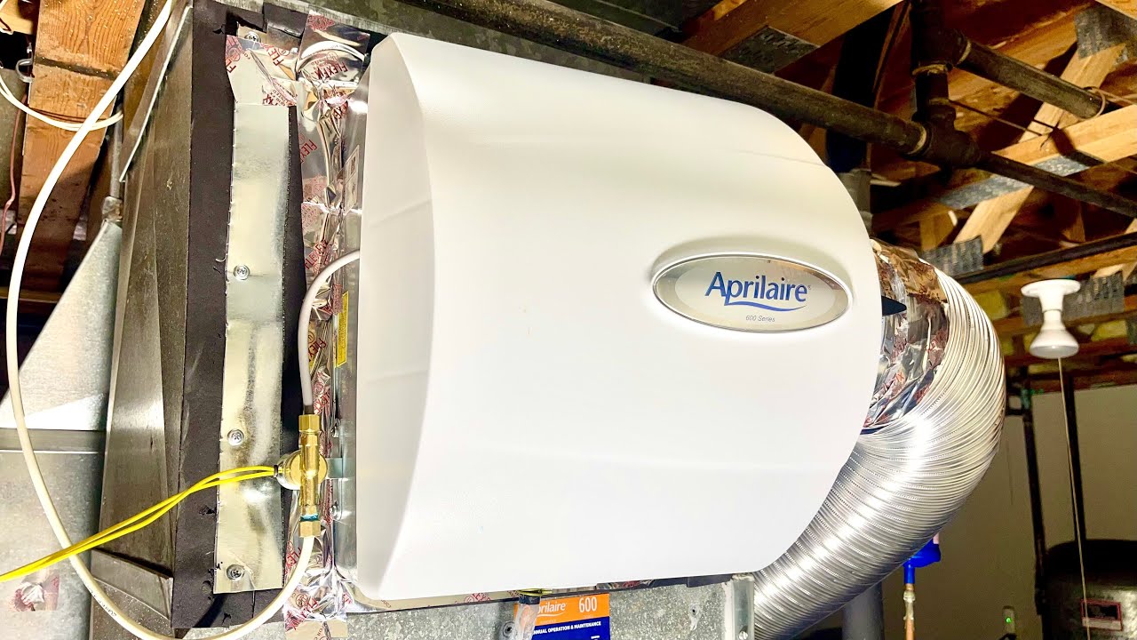 How to Install a Aprilaire 600 Whole House Humidifier with Installation Kit- Model 5844 // Bog Life