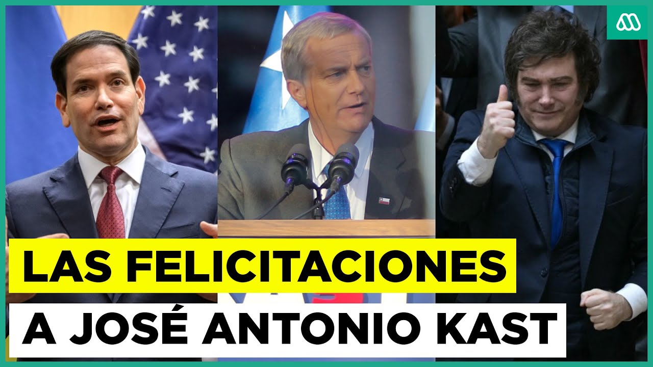 Javier Milei y Marco Rubio felicitan a Jos&eacute; Antonio Kast tras triunfo en elecciones