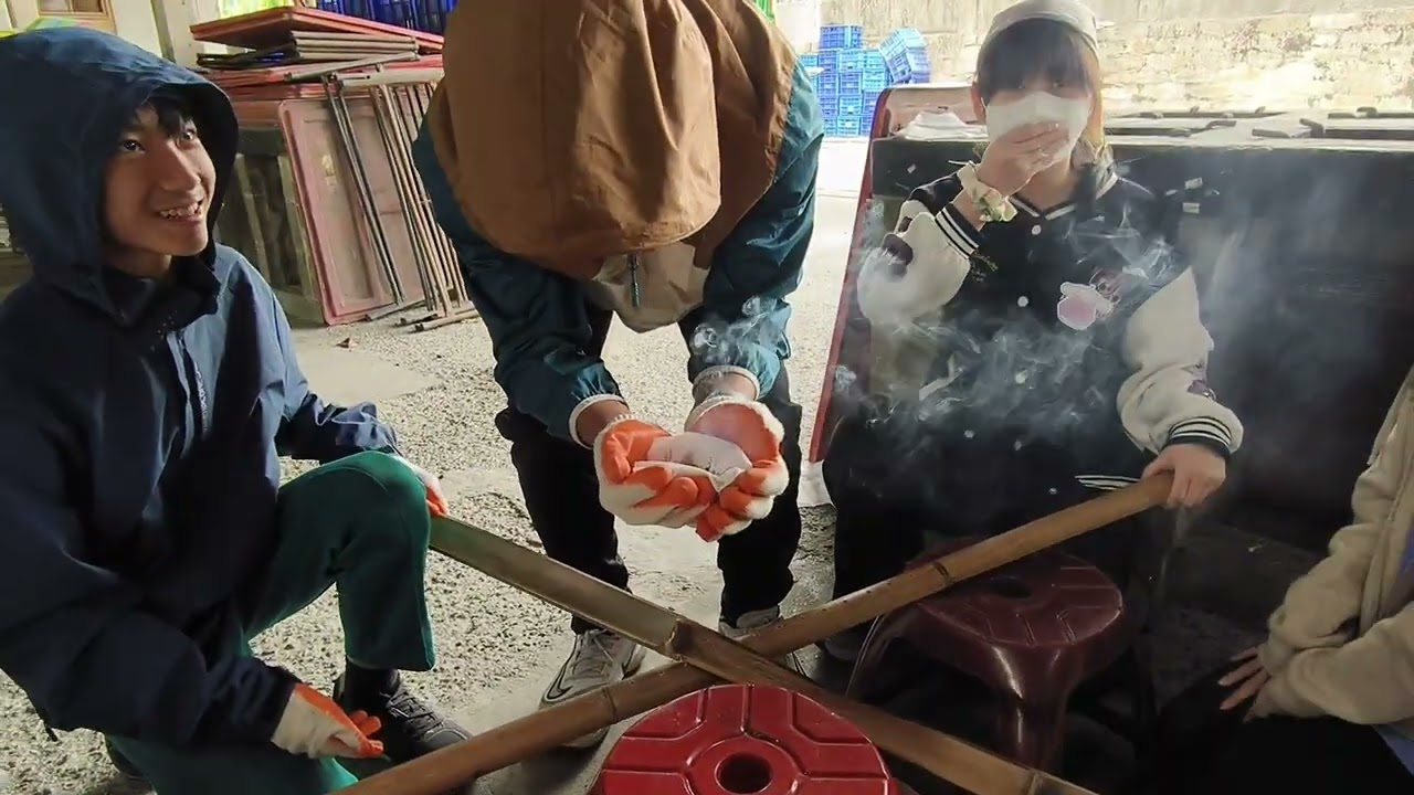 #火鋸法摩擦生熱取火+ #避難所搭建  #國立中山大學附屬國光高級中學 Guoguang Laboratory School, National Sun Yat-sen University