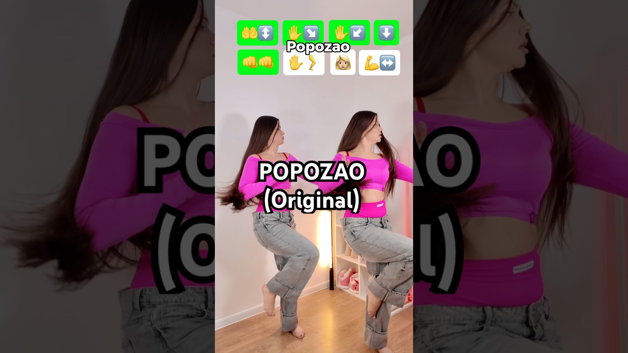 POPOZAO NEW VIRAL DANCE TREND CHALLENGE🤩 #popozao #viral #twins #tutorial