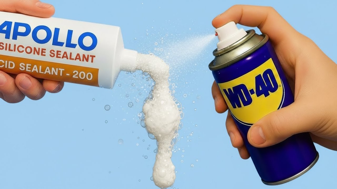 Mix WD-40 with Silicone 😱 The Result Is Unexpected