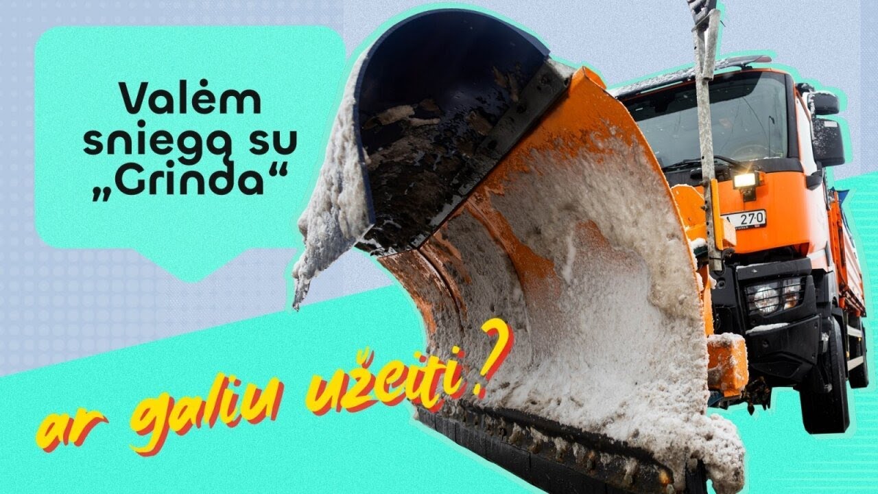 Ar galiu užeiti? Valėm sniegą su „Grinda“: ar barstoma druska tiktų agurkams?