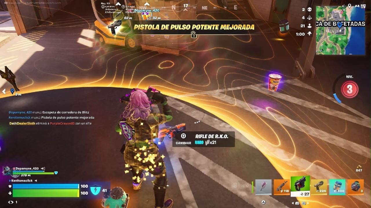 Ganamos blitz con pri en Fortnite