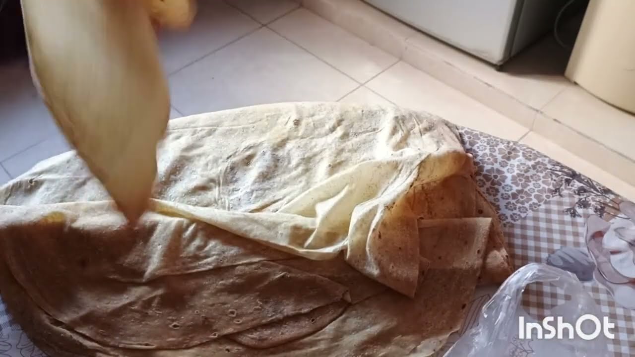 الطريقه الجديده في تصفيط خبز اشراك قبل وضعه في الفريزر