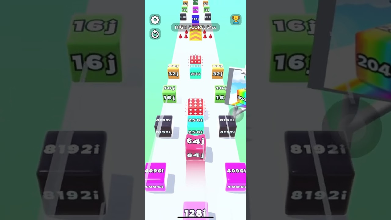 Jelly run 2048 infinity mode part 2