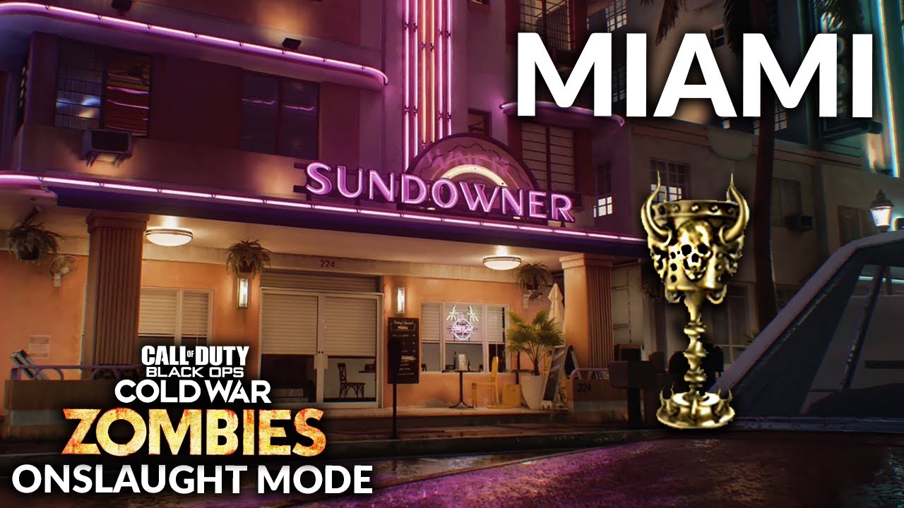 Cold War Zombies Onslaught Mode - Miami