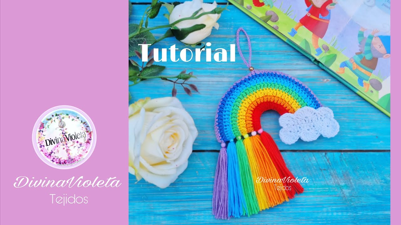 ARCOÍRIS ALEGRÍA te animas a tejerlo?  Tejido a Crochet /Tutorial fácil y rápido  N° 37