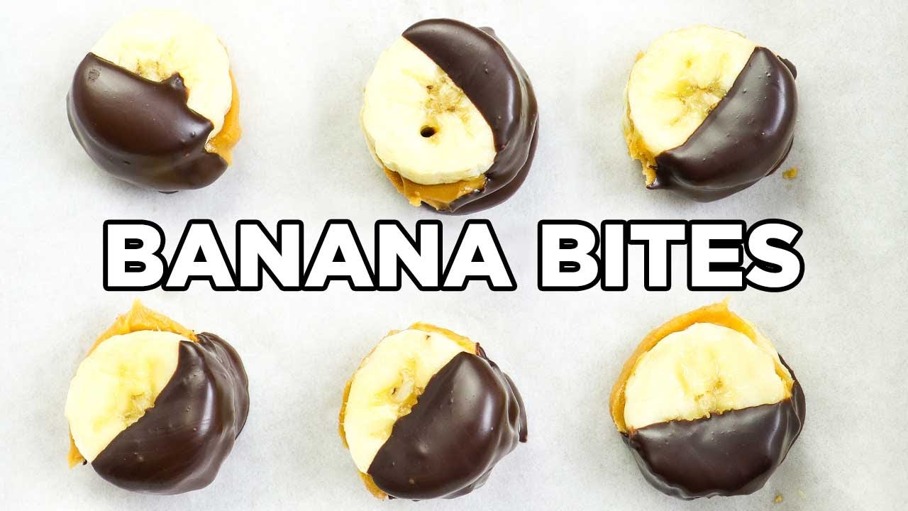 Frozen Chocolate Dipped Banana Bites | After School Snack Ideas by MOMables