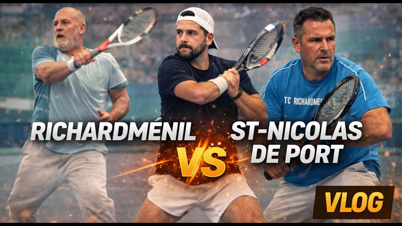 Championnat par équipe tennis | Richardménil VS St-Nicolas de Port (VLOG)