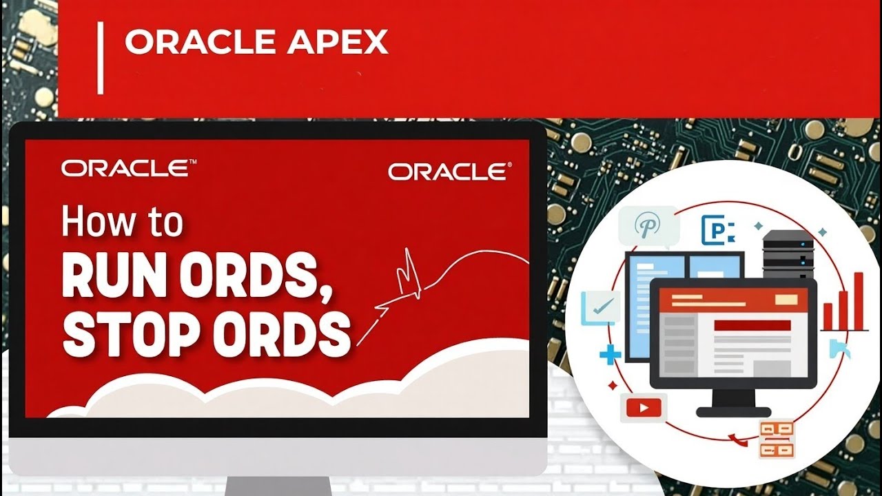How to Run ORDS for Oracle APEX by Command on Windows 11 || How to start and stop ORDS by command