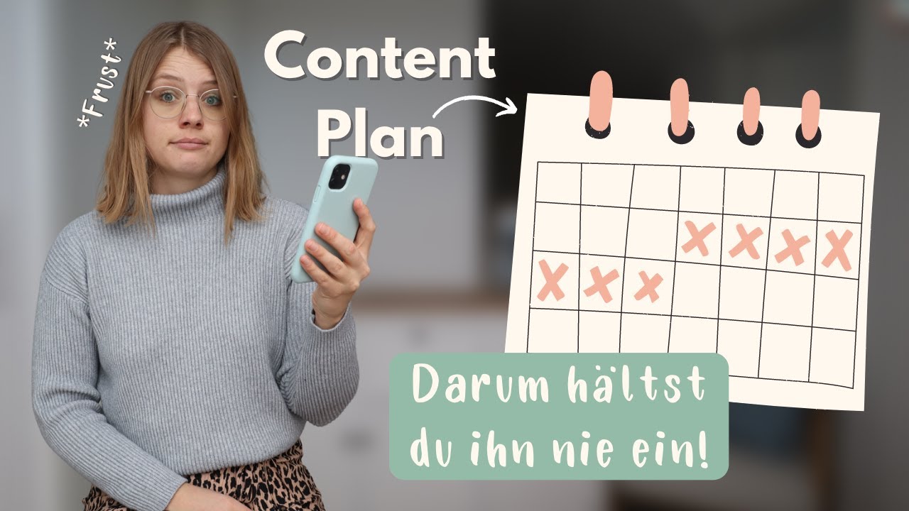 Darum scheitert deine Content Planung immer wieder!  &bull; Tipps zum Content Plan einhalten & posten