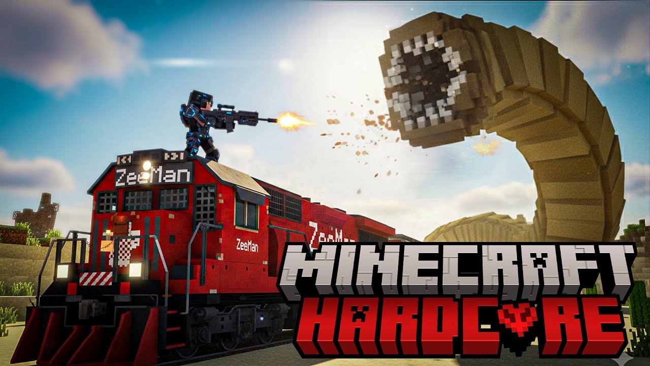SINH TỒN 100 NGÀY Minecraft Hardcore Bị GIUN CÁT KHỔNG LỒ Truy Sát và Cái Kết