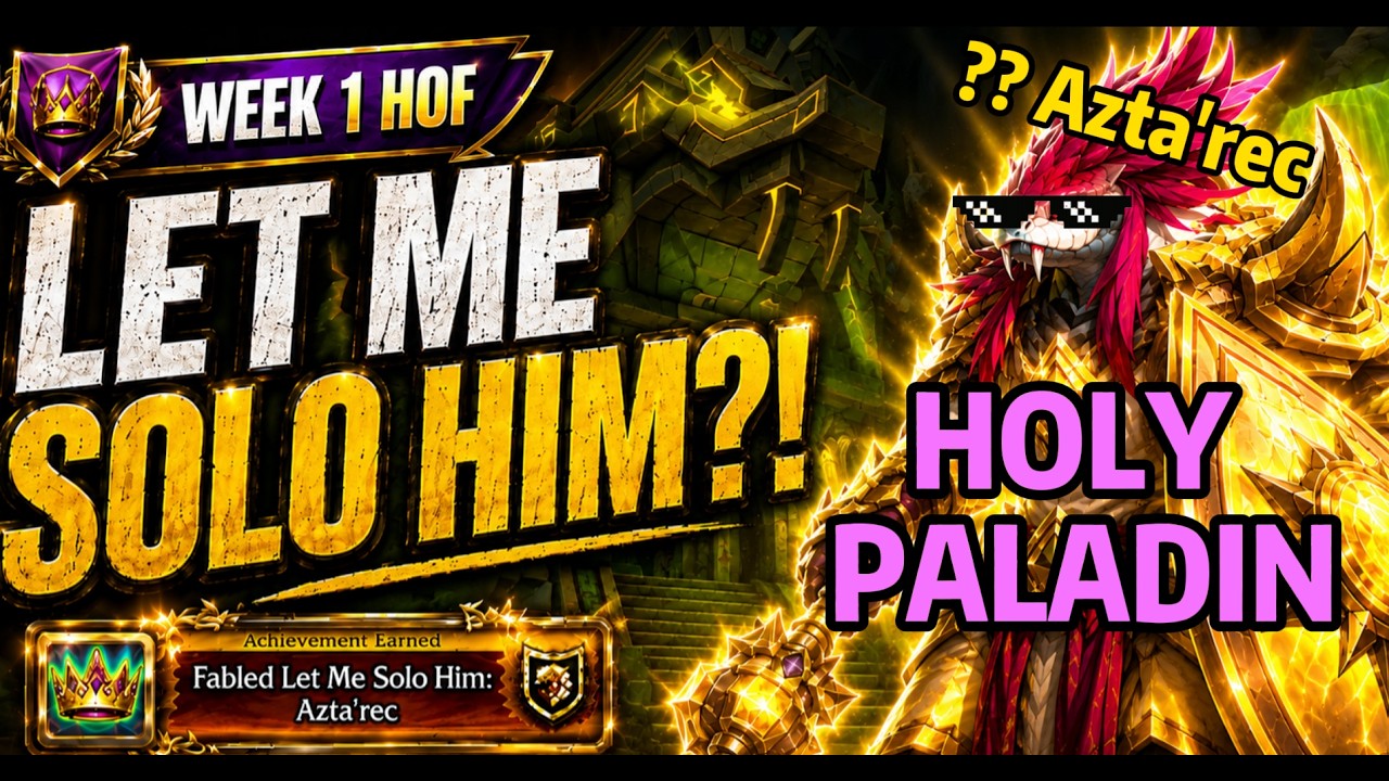 [Let Me Solo Him] Tier ?? Azta'rec | Holy Paladin PoV | M+ | WoW | Midnight S2