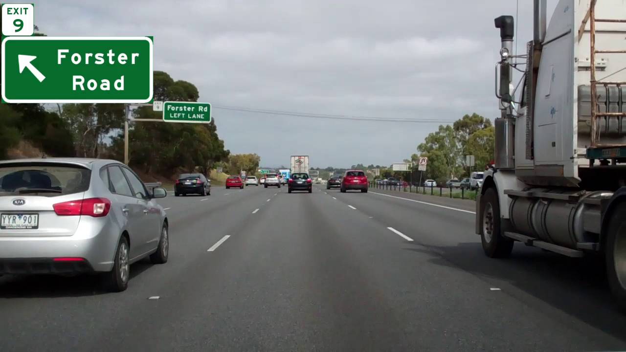 Monash Freeway Inbound, Melbourne, Australia