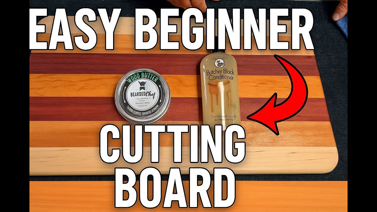 Build a Cutting Board from Amazon Pre-Cut Wood | Easy Beginner DIY!