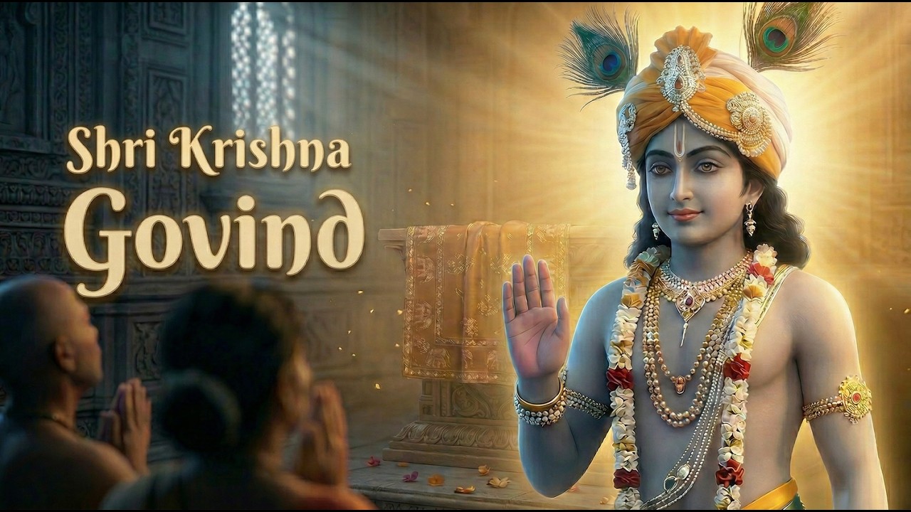 Shri Krishna Govind Hare Murari | Most Beautiful Krishna Bhajan | Peaceful Krishna Chant
