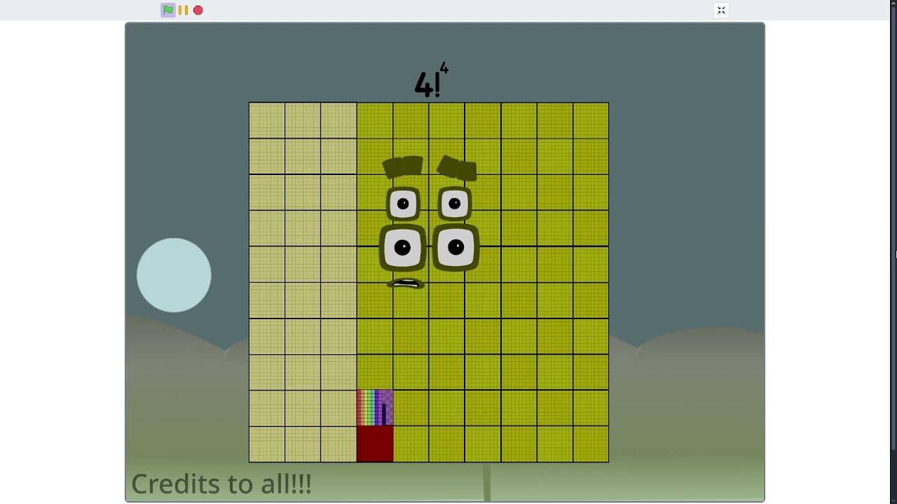 Factorial^4 Numberblocks Band
