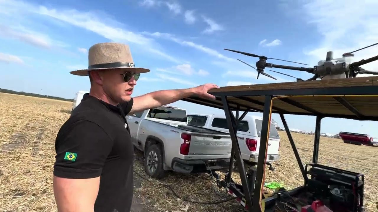Uma Base Operacional Móvel para Drones de Pulverização