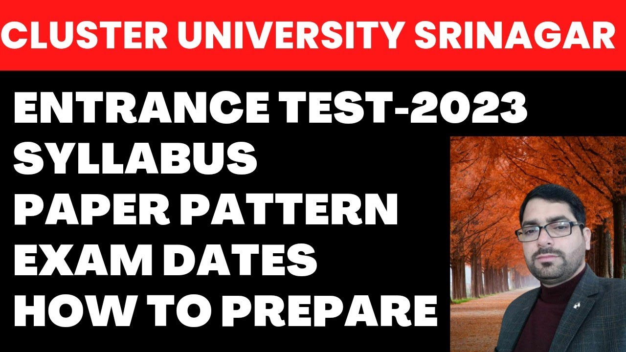 Cluster University Srinagar l Entrance Test-2023 l Syllabus/Paper Pattern/ CUET (UG) 2023 #cuet2023
