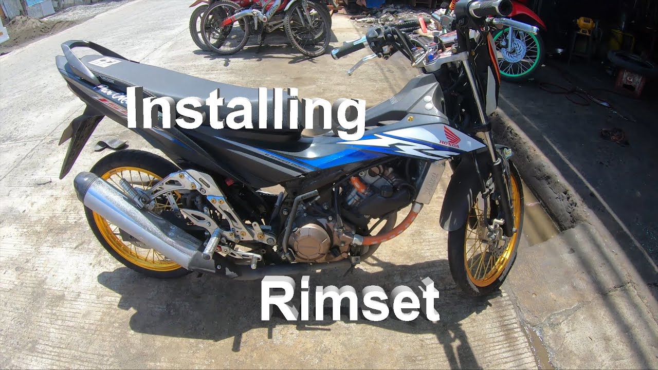 Installing Vanzza Super Drag Rim Installation
