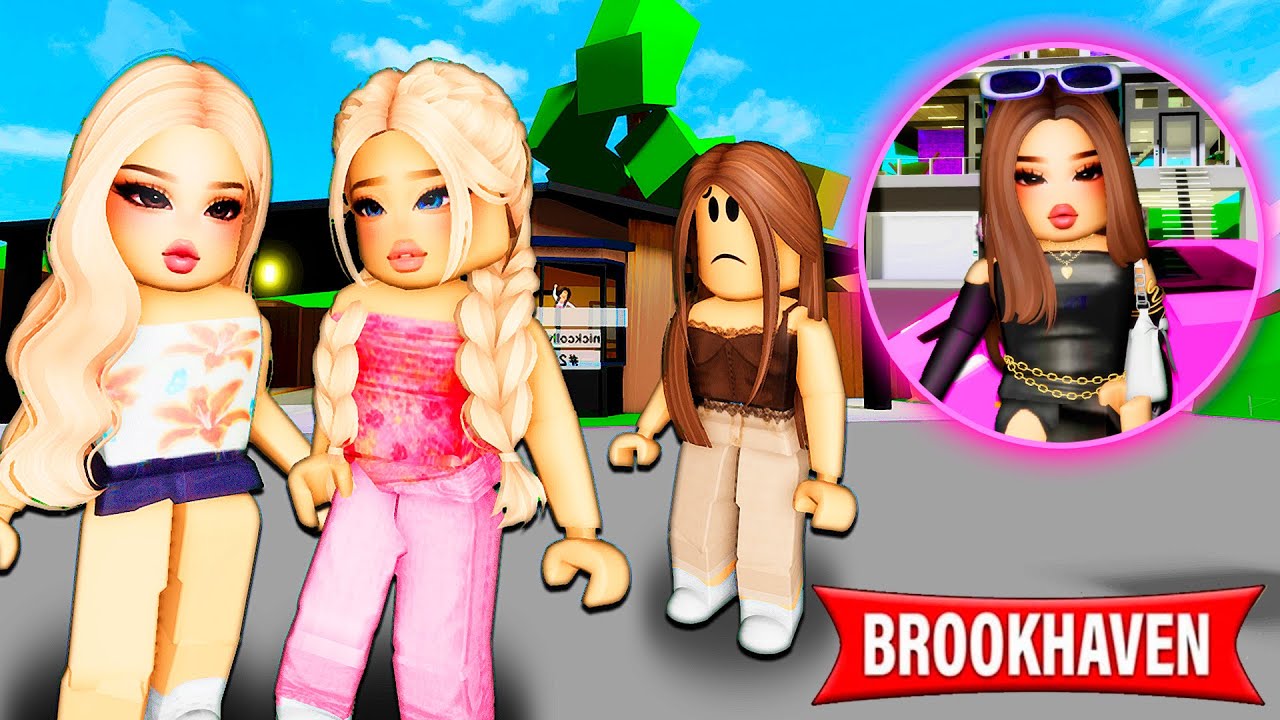 A MENINA POBRE QUE NÃO TINHA AMIGOS FICOU RICA | Historinhas Brookhaven RP | Roblox