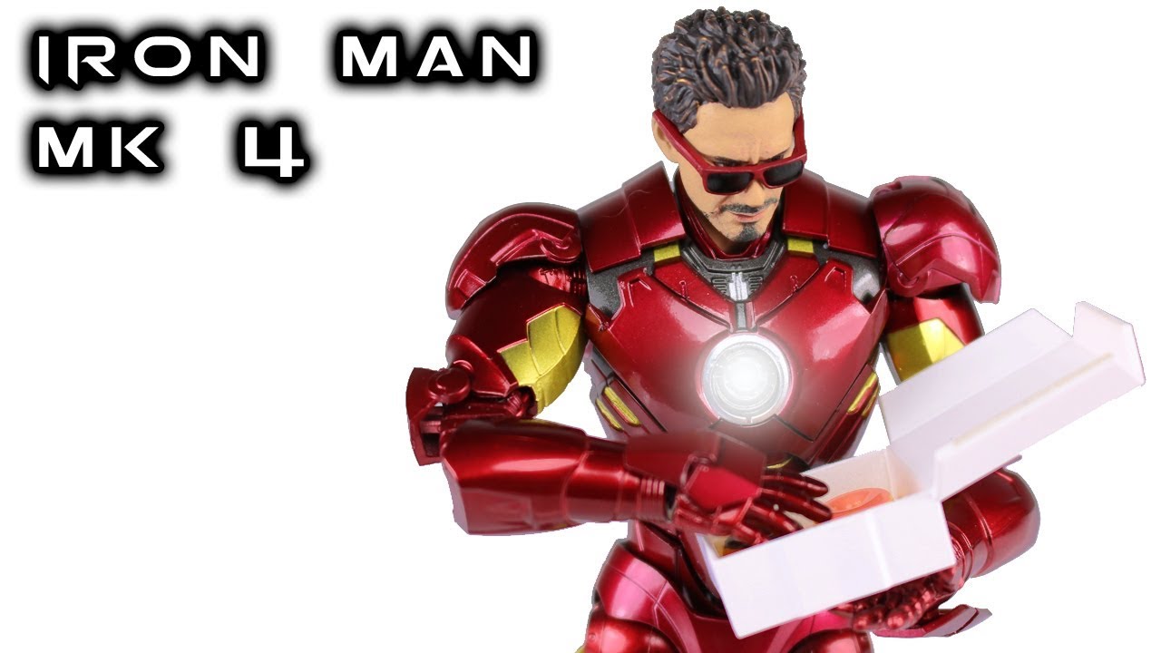 S.H. Figuarts IRON MAN Mark IV (4) Hall of Armor Set  MCU Action Figure Review