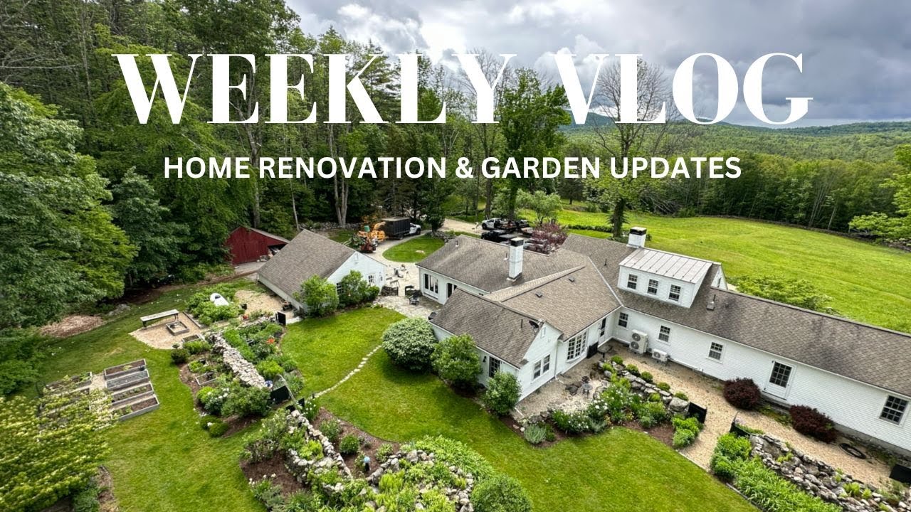 Home and garden renovation vlog of our 1790 home in the countryside of New England.