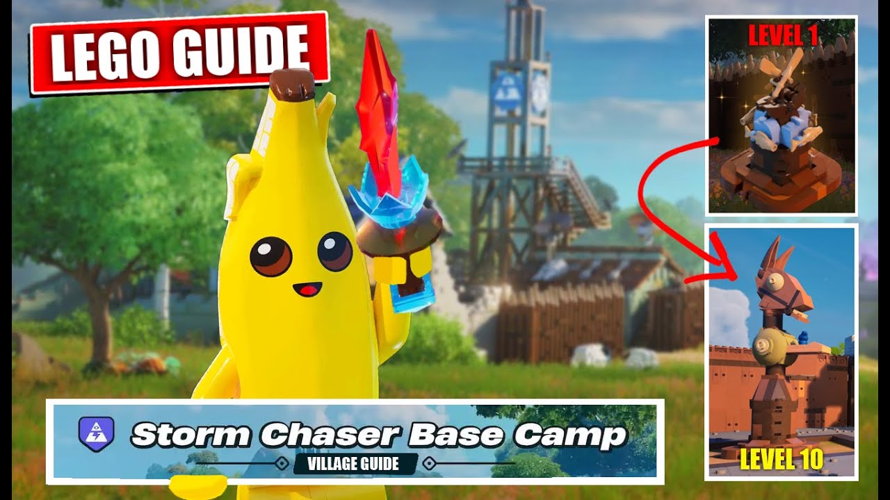 Fortnite Lego | How to Level up the Storm Chaser Camp to Level 10