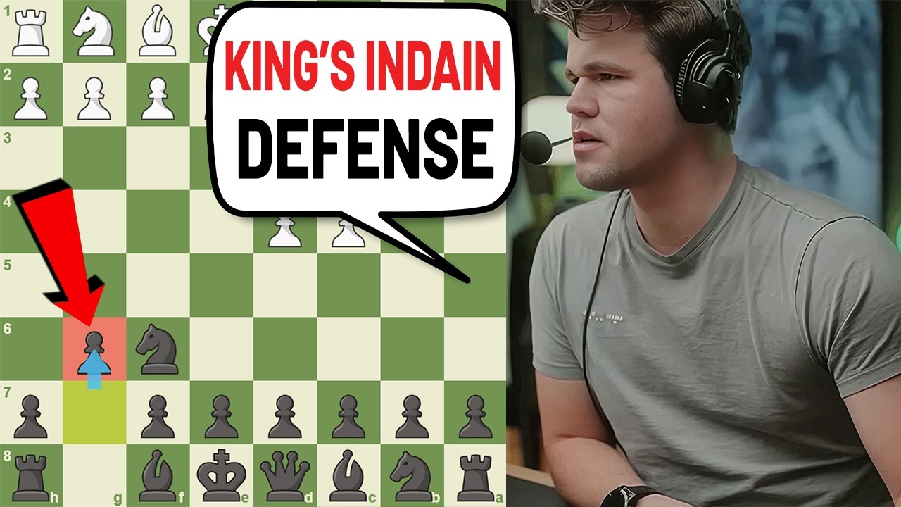 Magnus Carlsen Plays the King’s Indian Defense Against a GM!