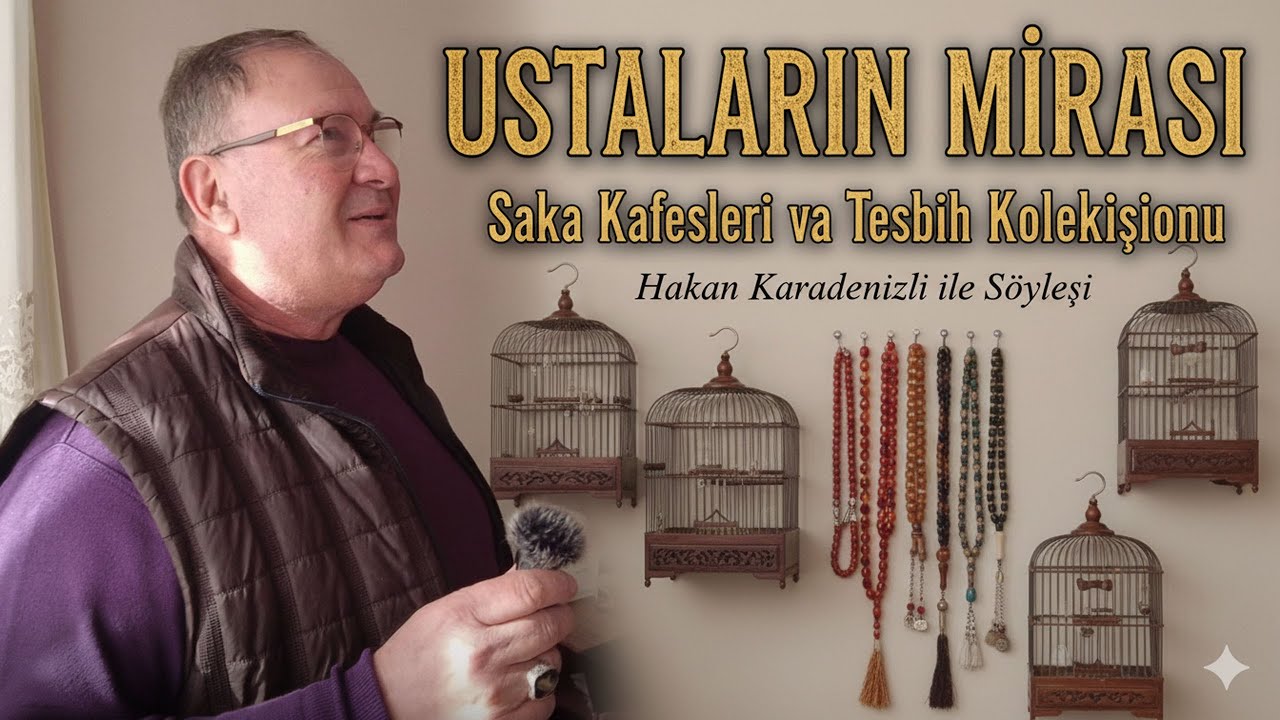 Eski Ustaların Mirası Oymalı Saka Kafesleri ve Değerli Tesbih Koleksiyonu