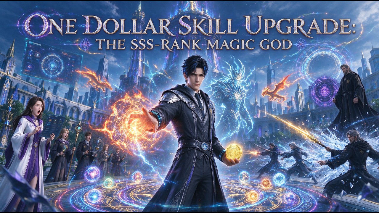 $1 per skill level! He maxed out all magic in one day & became an SSS Mage! 💳⚡