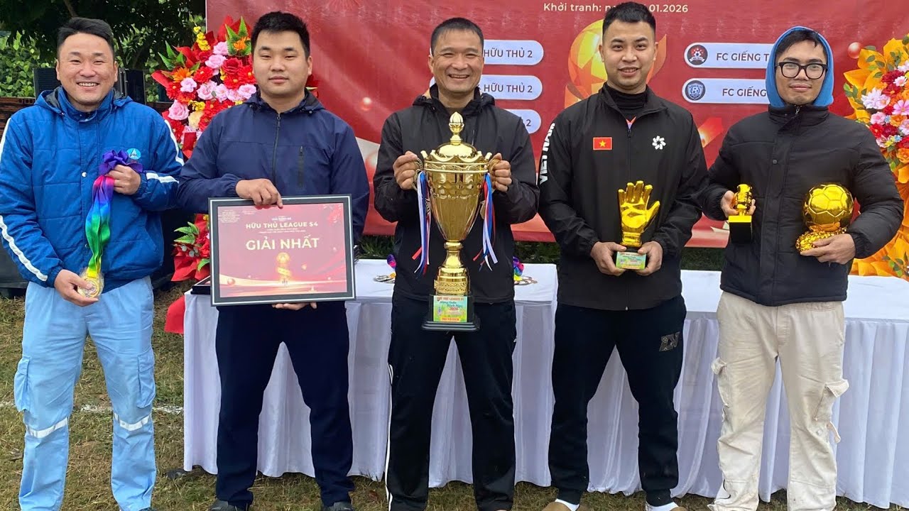 Lễ khai mạc giải bóng đá Hữu Thủ League S4 năm 2026 chào xuân Bính Ngọ và tranh cup hội Đình Làng 