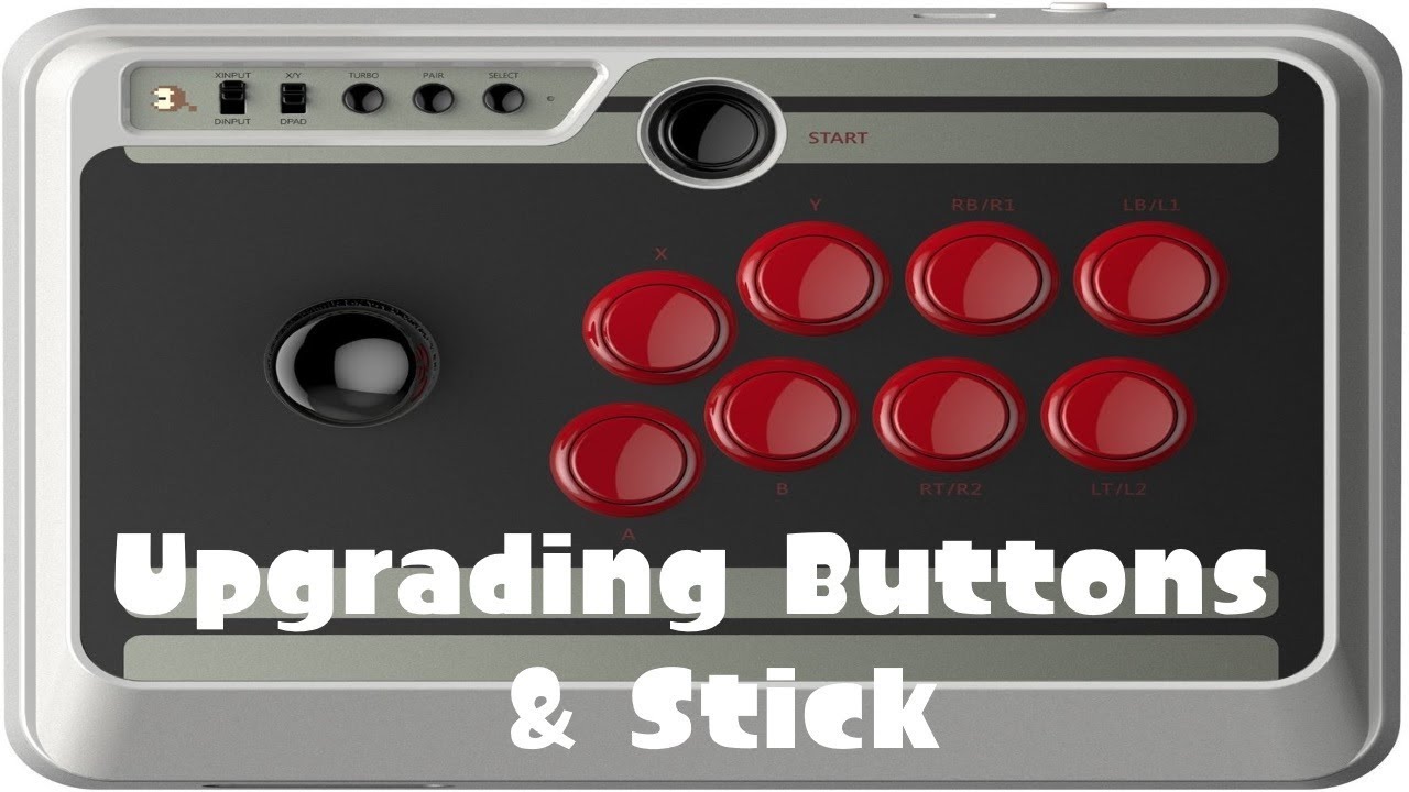 8BITDO NES30 ARCADE STICK - UPGRADING TO SANWA BUTTONS AND NEW STICK