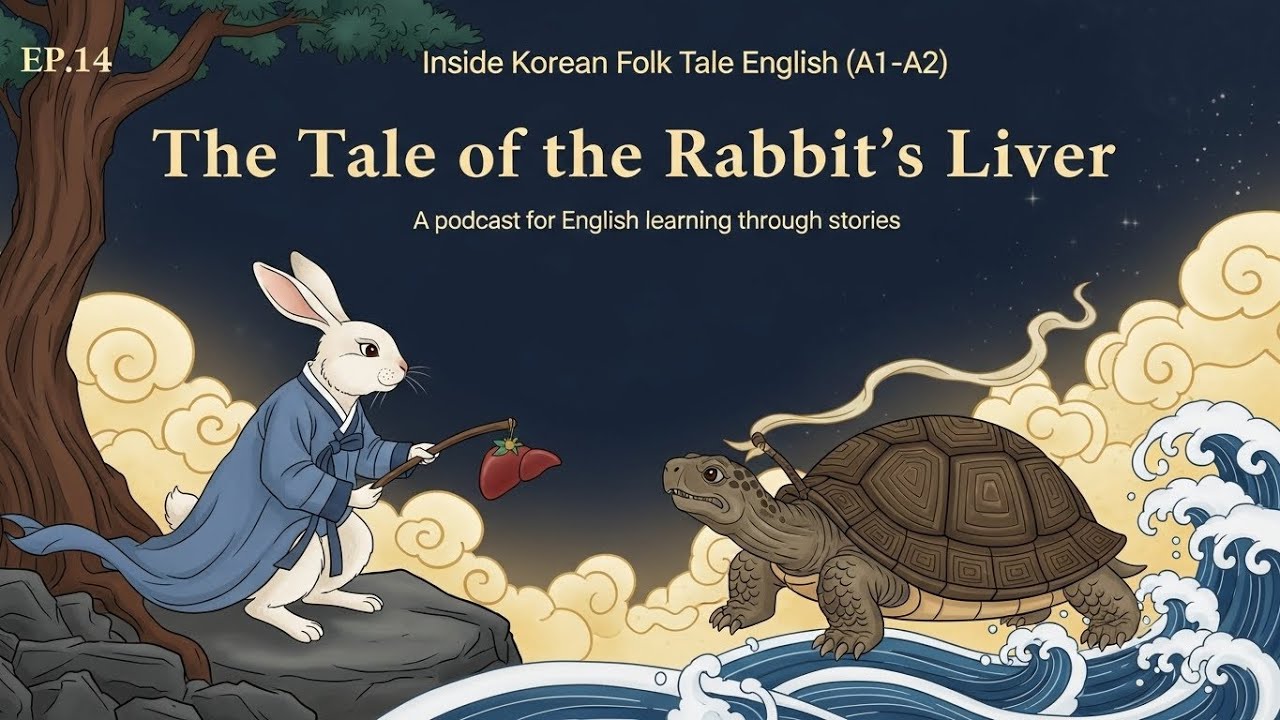 EP.14 The Tale of the Rabbit's Liver | Korean Folk Tales for English (A1-A2)