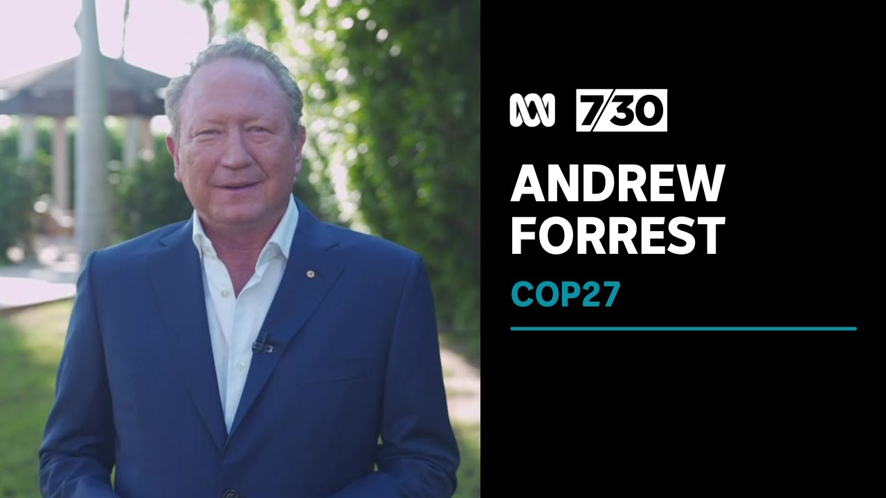 Andrew Forrest says big companies are 'forcing' customers to 'destroy the planet' | 7.30