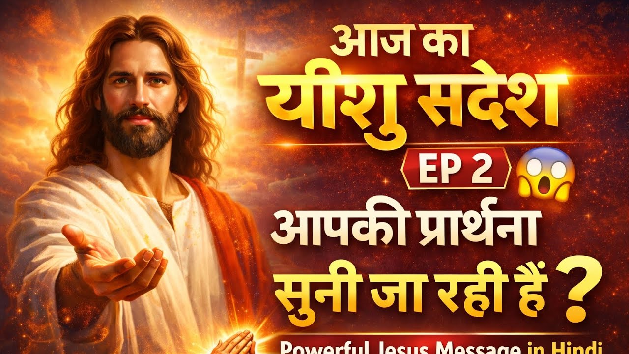 आज का यीशु संदेश EP 2 🙏 | आपकी प्रार्थना सुनी जा रही है | Powerful Jesus Message in Hindi