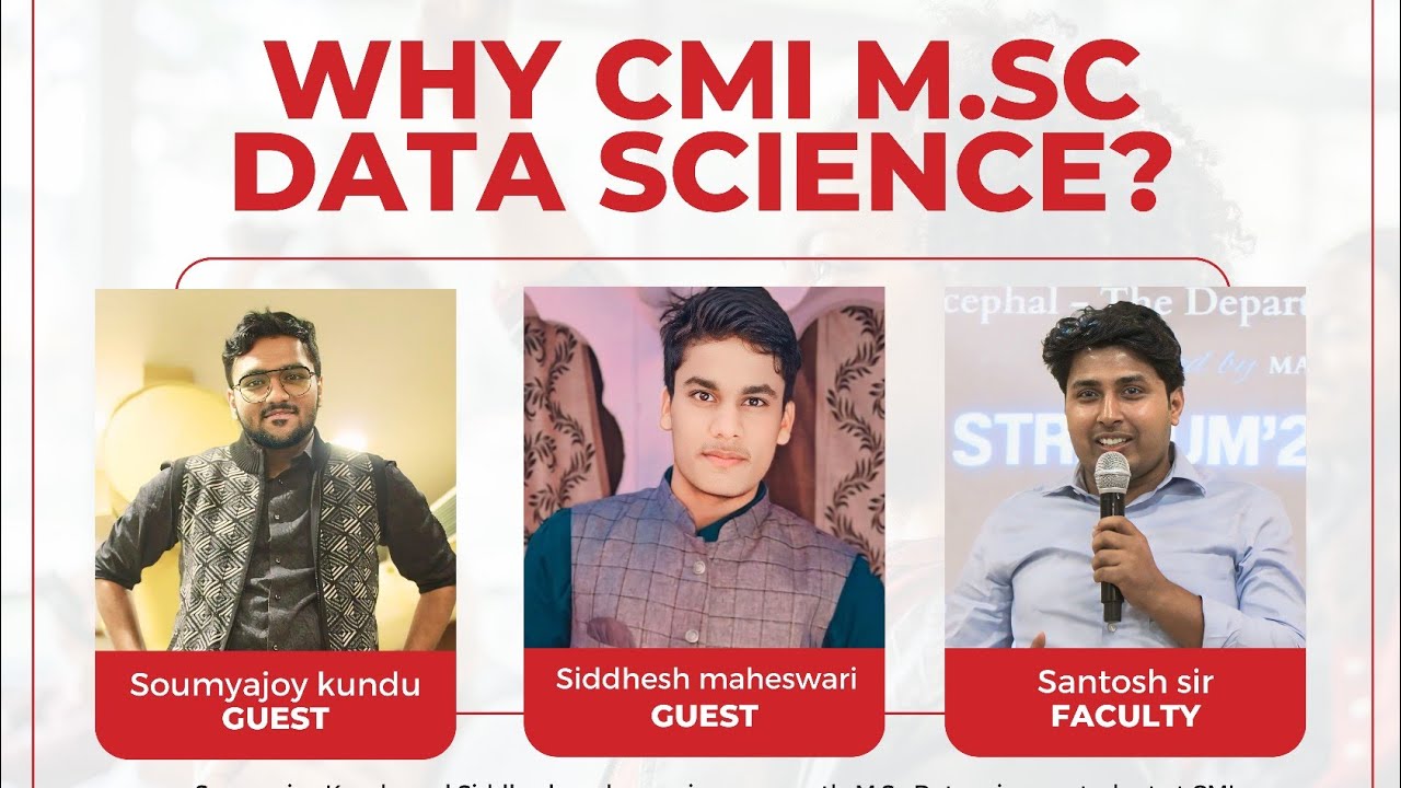CMI M.Sc Data Science | Fees, Internship, Placement, Cutoff and Eligibility | Soumyajoy & Sidhhesh