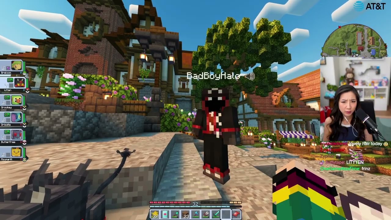 Fuslie and Badboyhalo Meet During Cobblemon Academy Season 2!