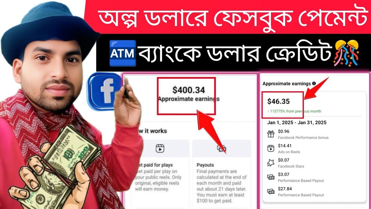 সুখবর! কম ডলারে ফেসবুক পেমেন্ট দিচ্ছে🏧🎊 ( Earn money from Facebook 🎁)