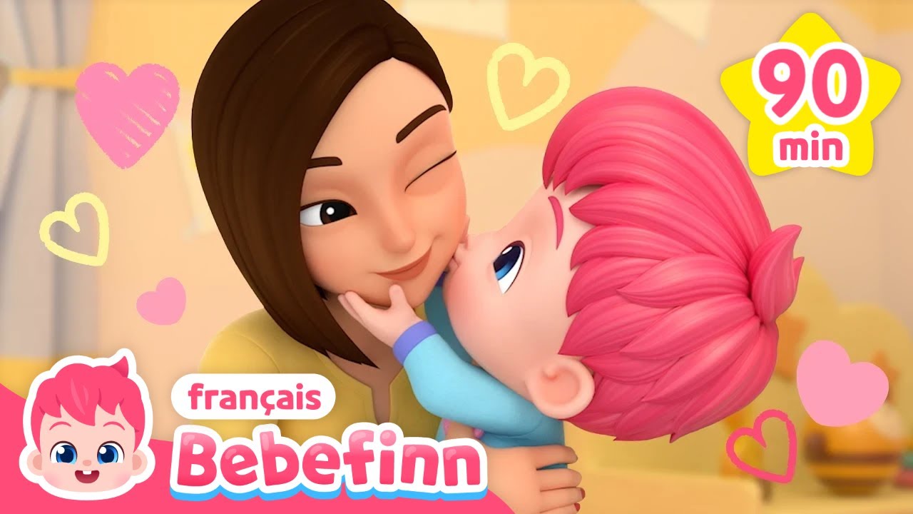 Maman, Je t'aime💗 | +Comptines pour le Jour des Mères | Bebefinn en français👶Chansons pour Enfants