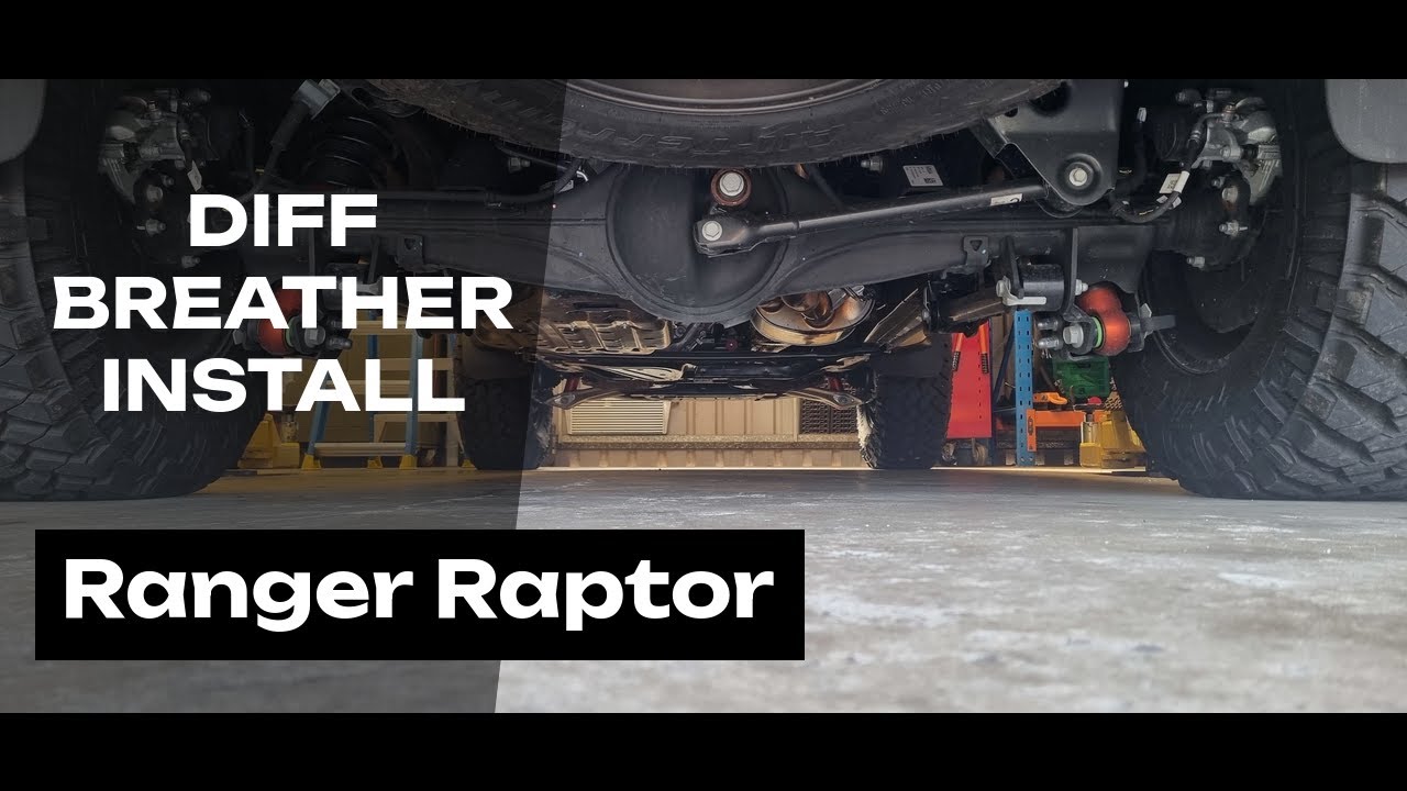 Ford Ranger Raptor Diff Breather Install Next Gen Gearbox Transfer Case